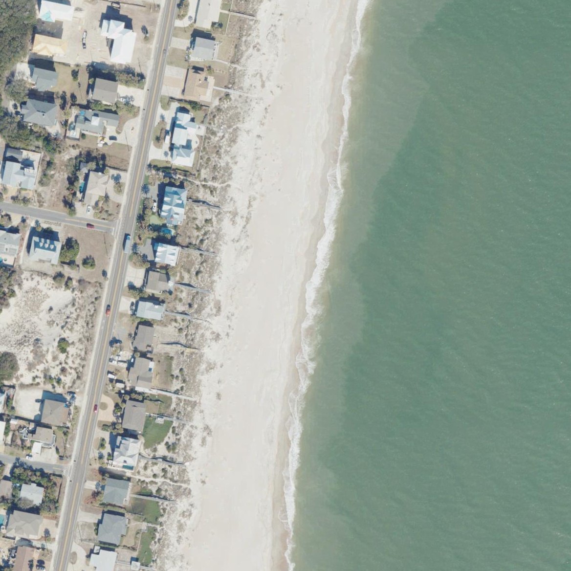 Aerial map of Beach Access 16