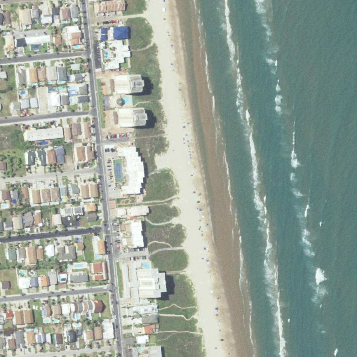 Aerial map of Beach Access #16 - Neptune Circle