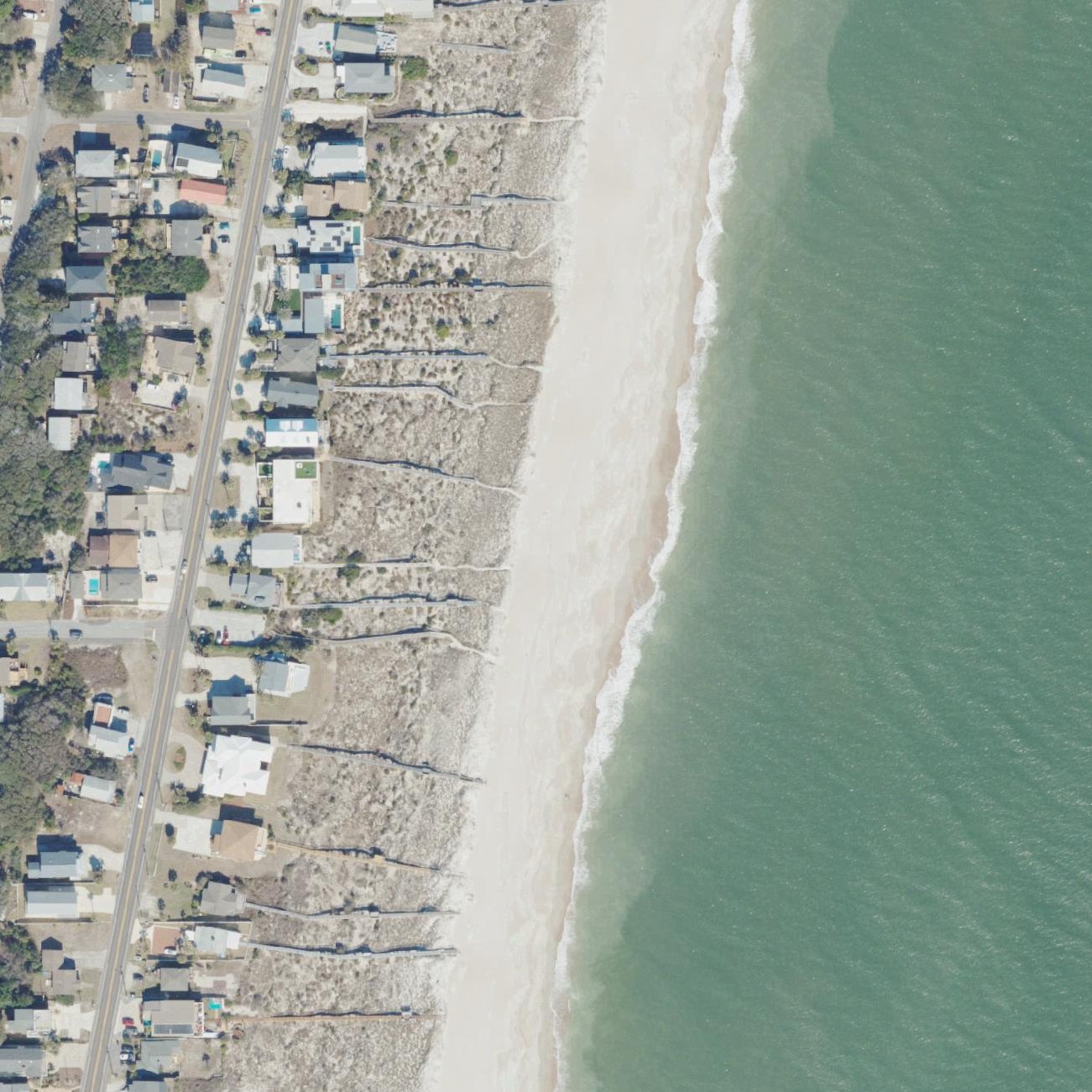 Aerial map of Beach Access 24