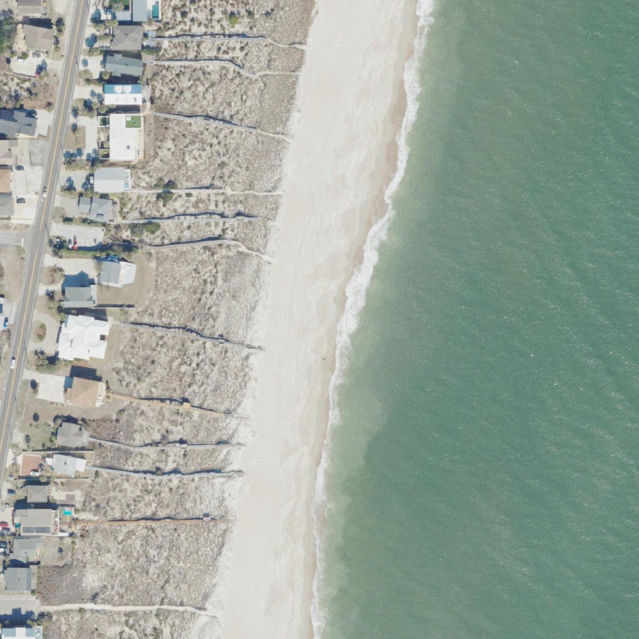 Aerial map of Beach Access 25
