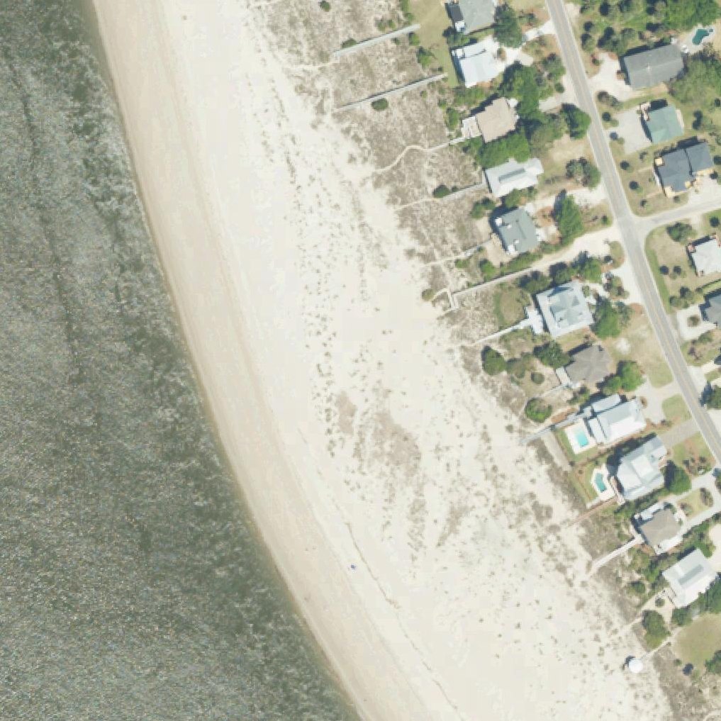 Aerial map of Beach access 32