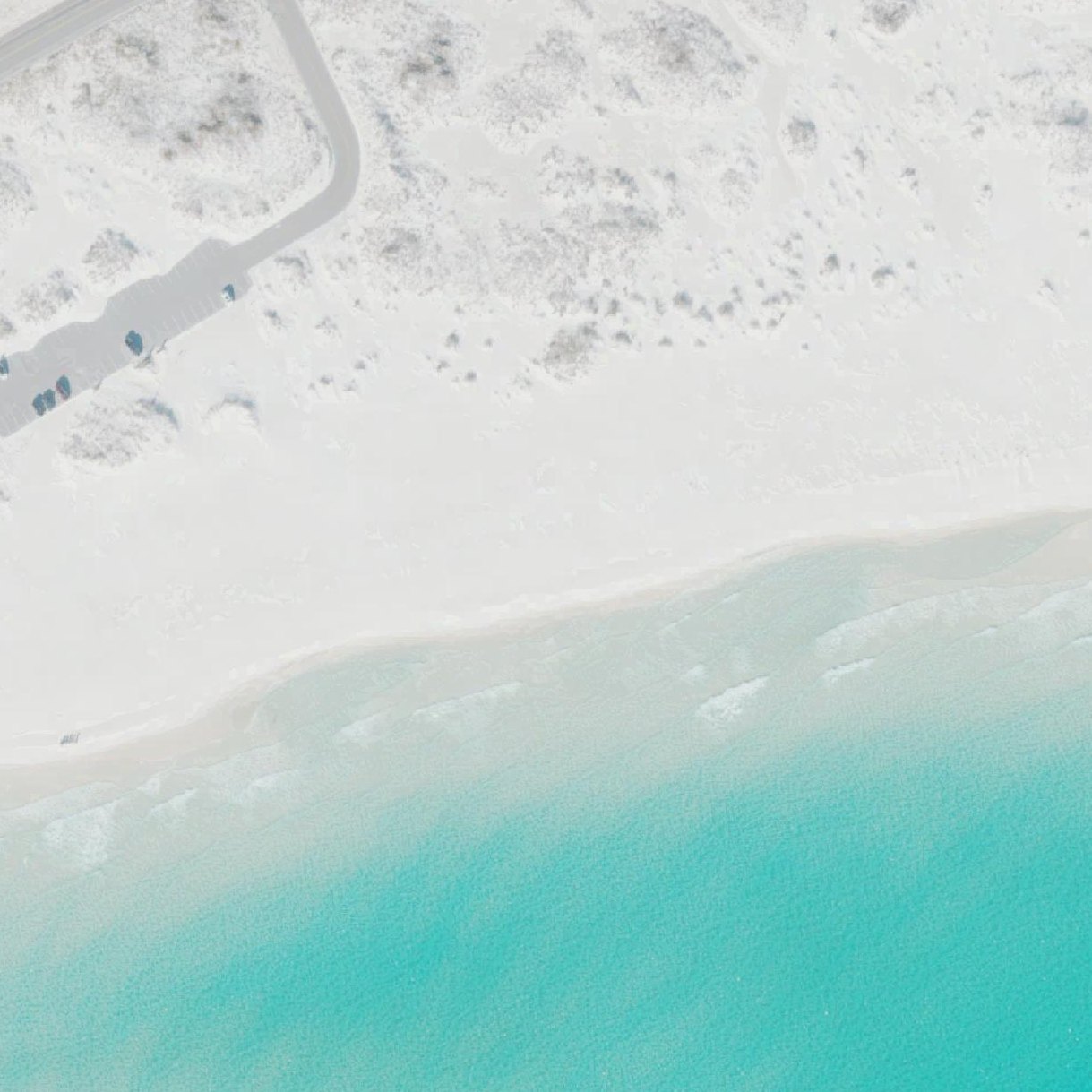 Aerial map of Beach Access 33A