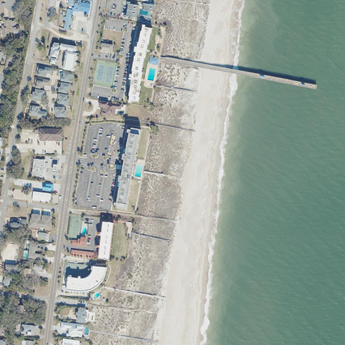 Aerial map of Beach Access 34