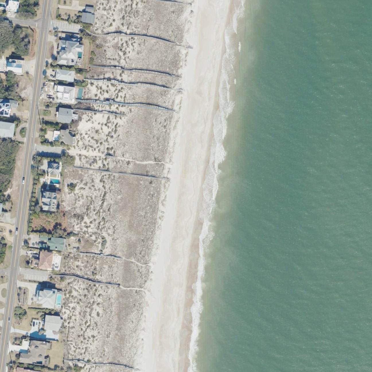 Aerial map of Beach Access 39