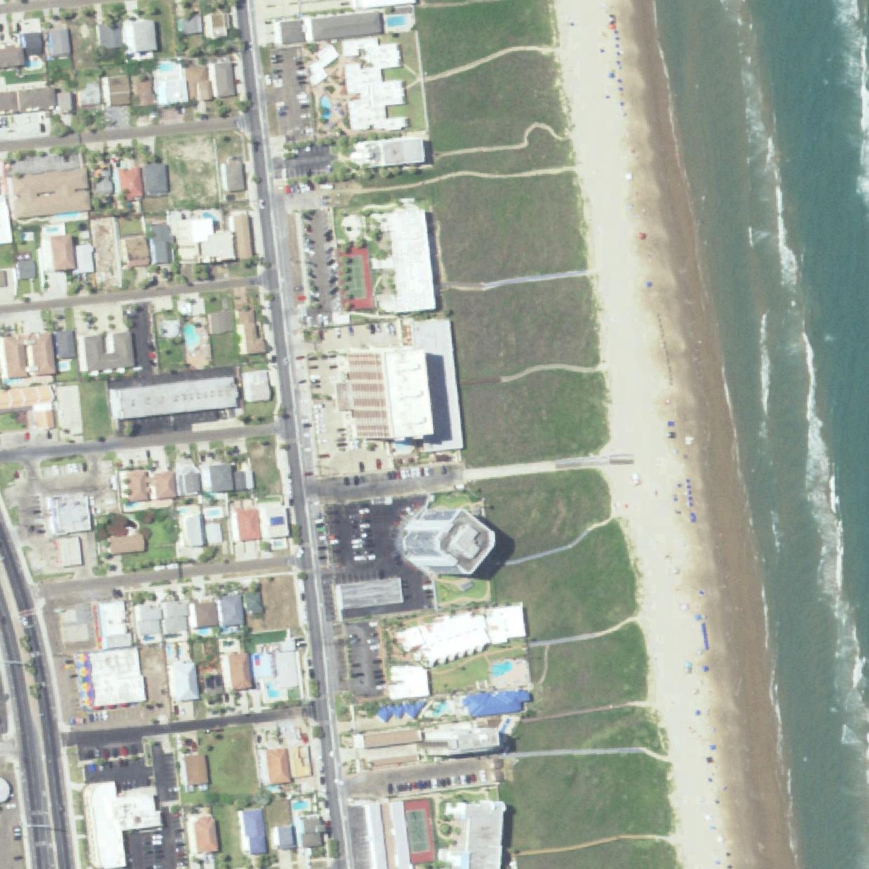 Aerial map of Beach Access #4 - Beach Circle