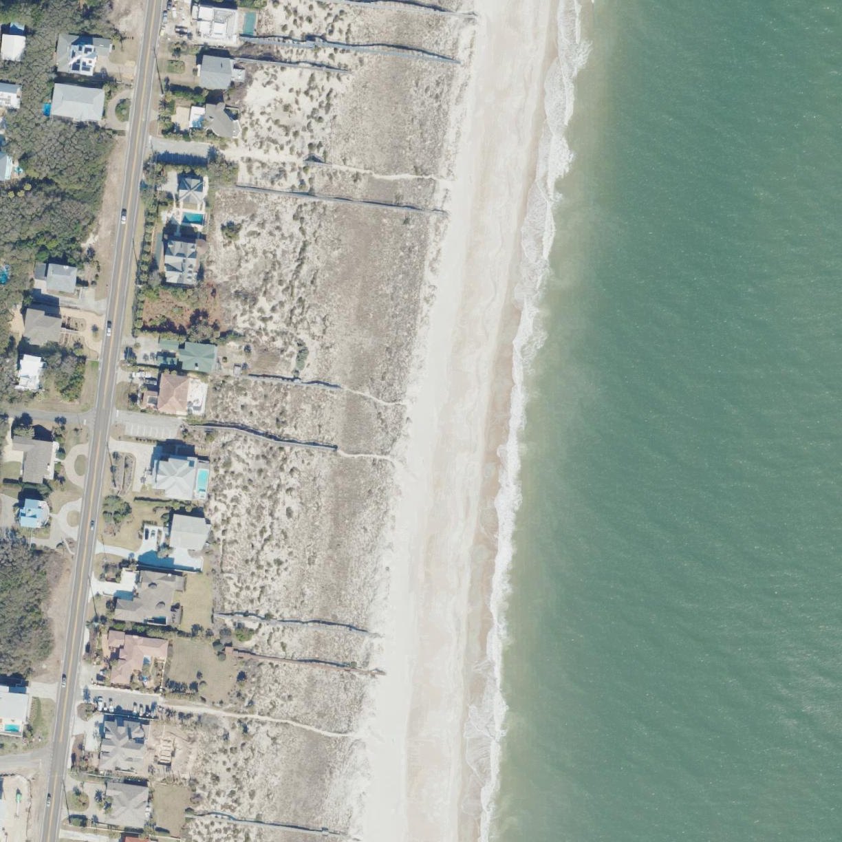 Aerial map of Beach Access 40