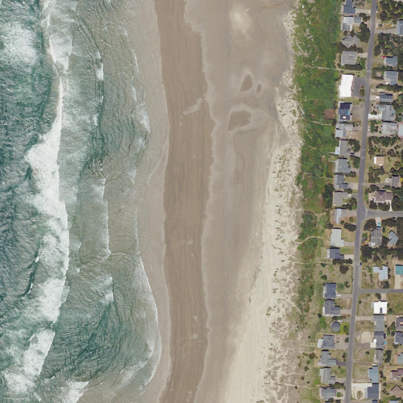 Aerial map of Beach Access 66C