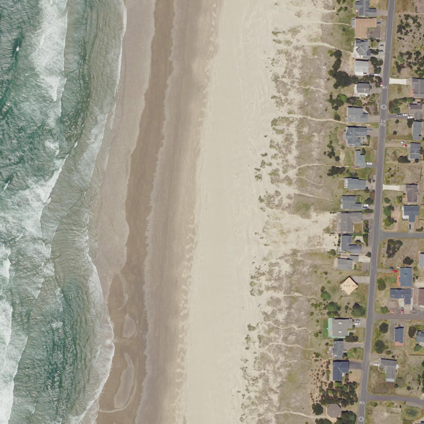 Aerial map of Beach Access 67