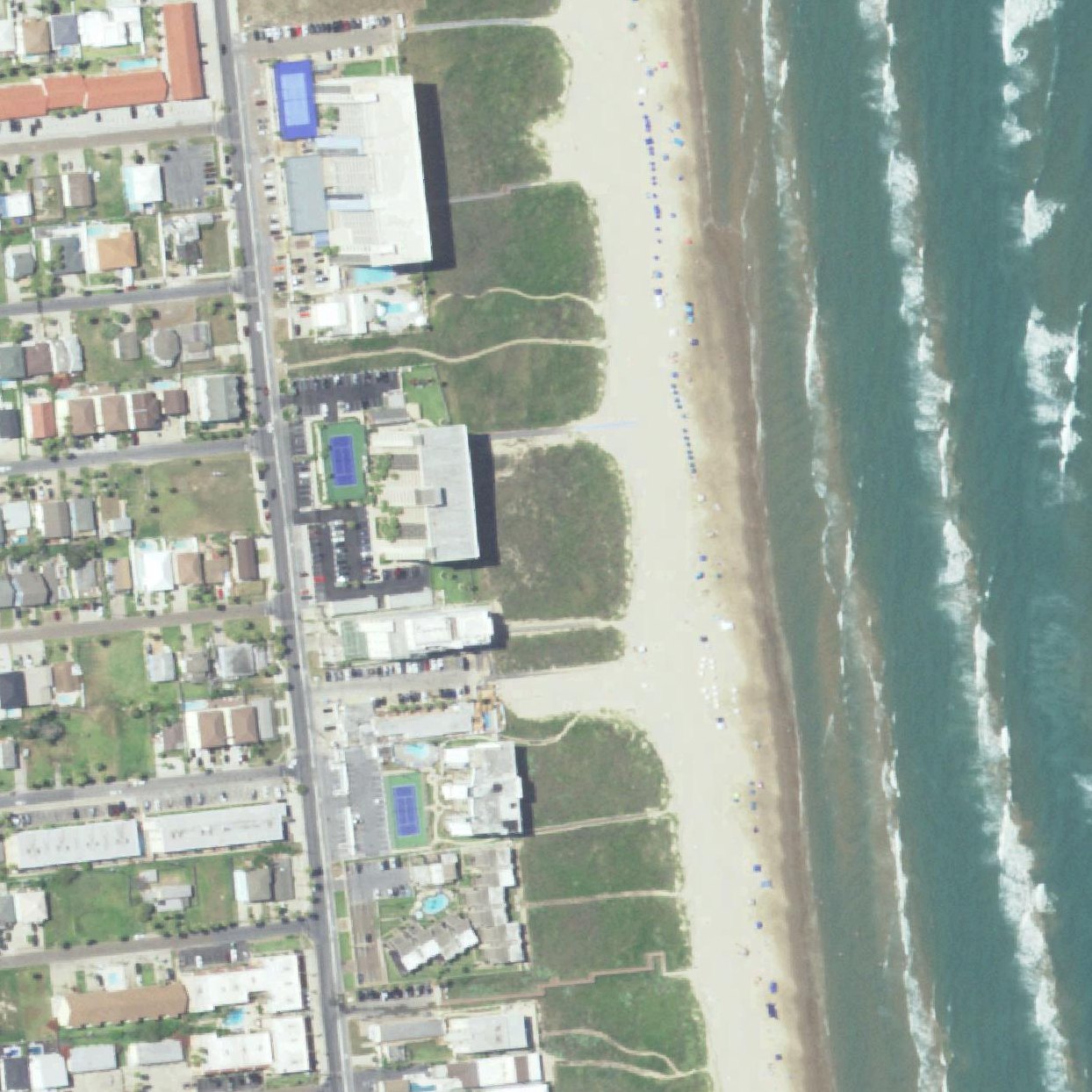 Aerial map of Beach Access #7