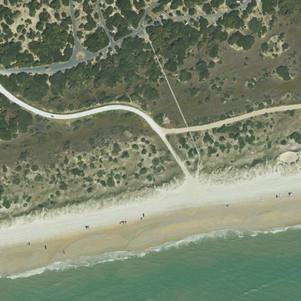 Aerial map of Beach Access