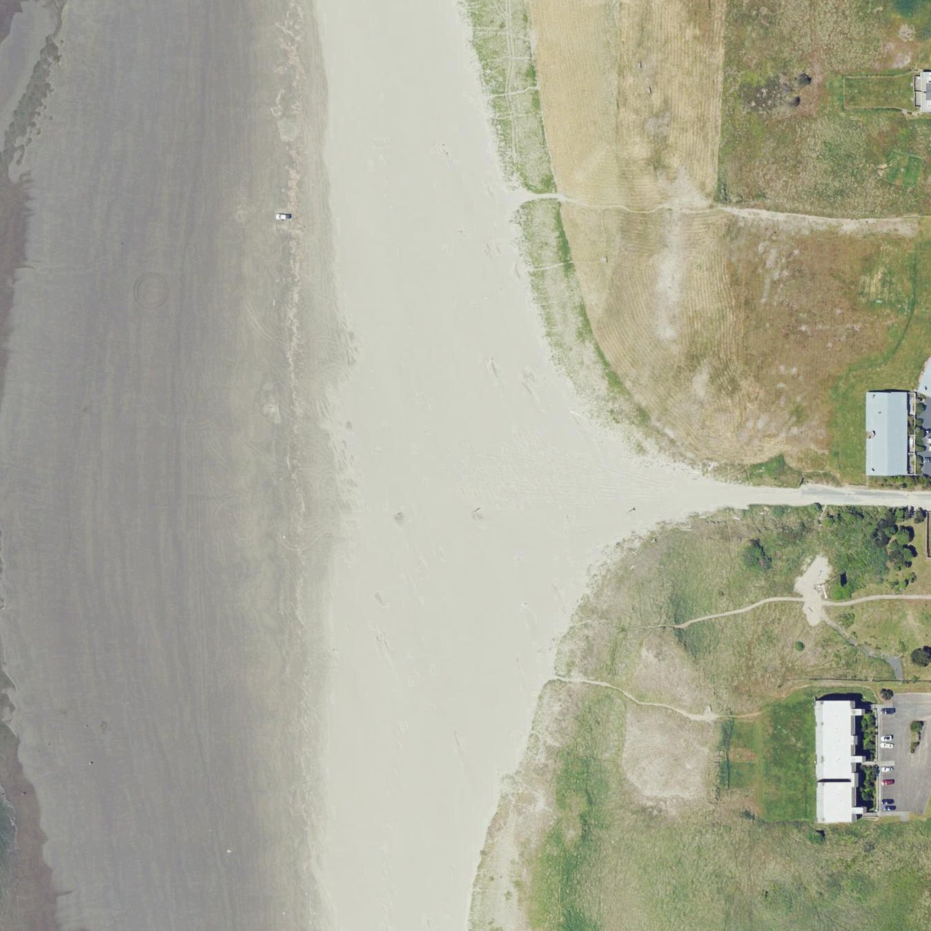 Aerial map of Beach access