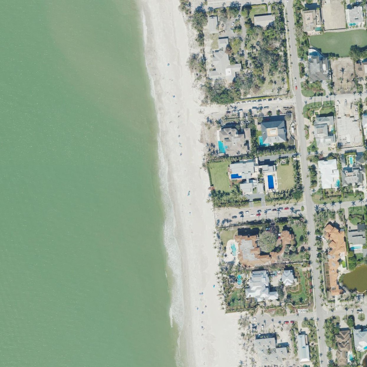 Aerial map of Beach Access