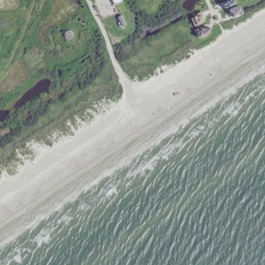 Aerial map of Beach Access Point #16