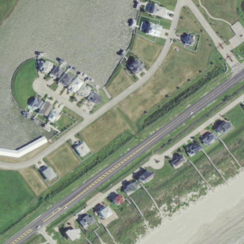 Aerial map of Beach Access Point #24
