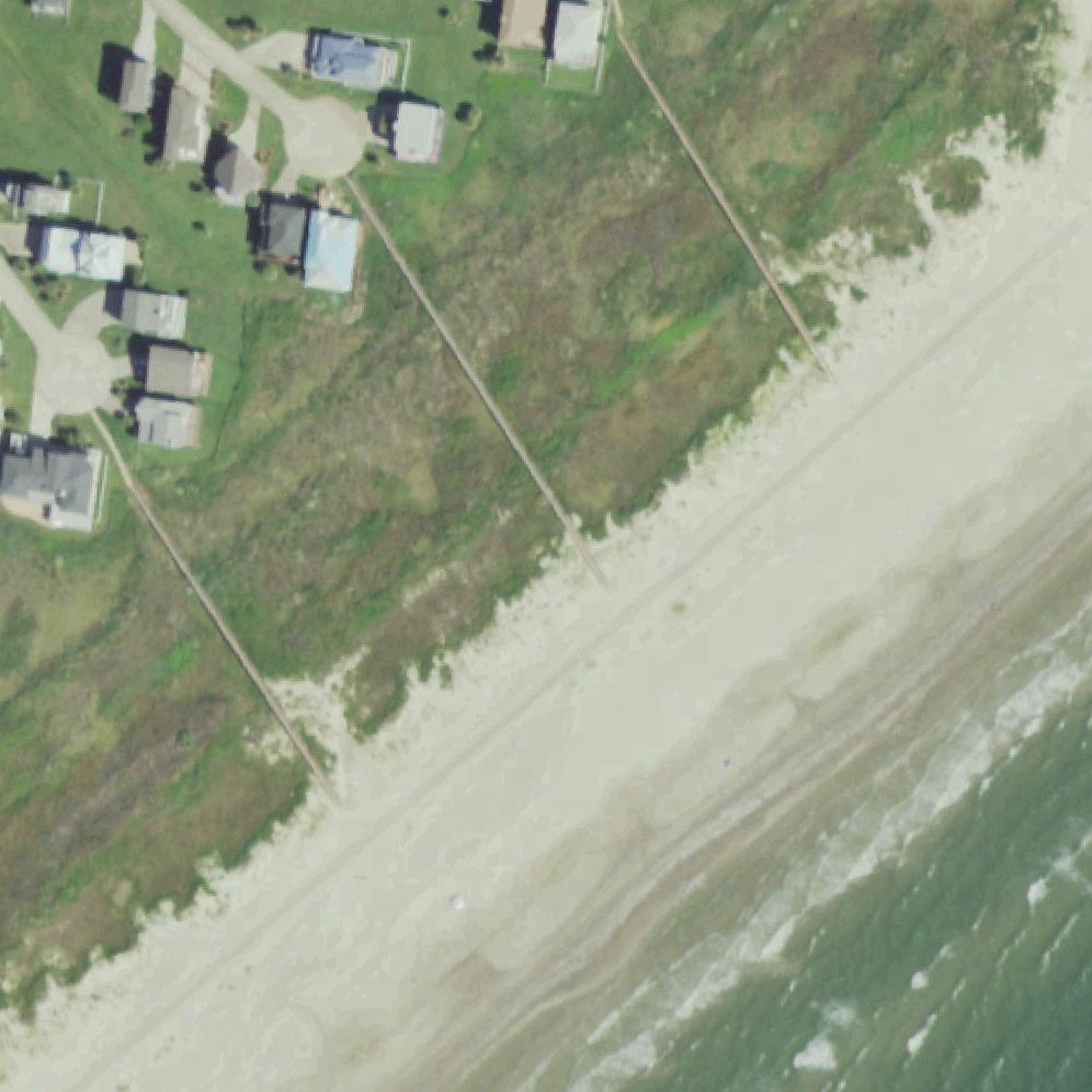 Aerial map of Beach Access Point #37B