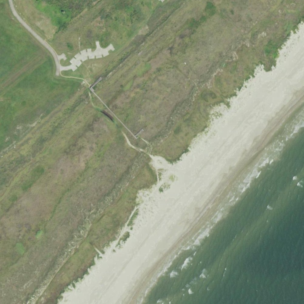 Aerial map of Beach Access Point #40
