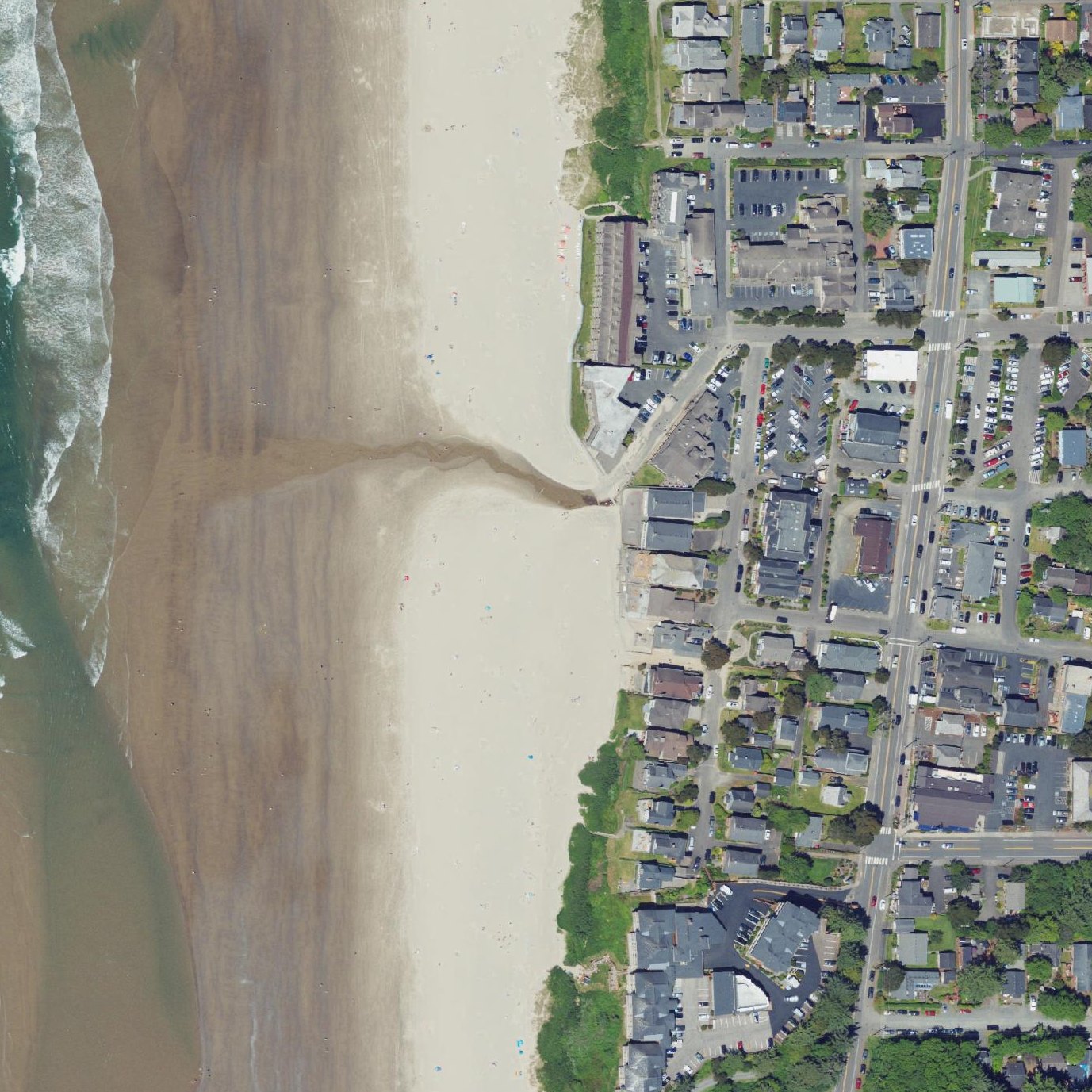 Aerial map of Beach Access Point