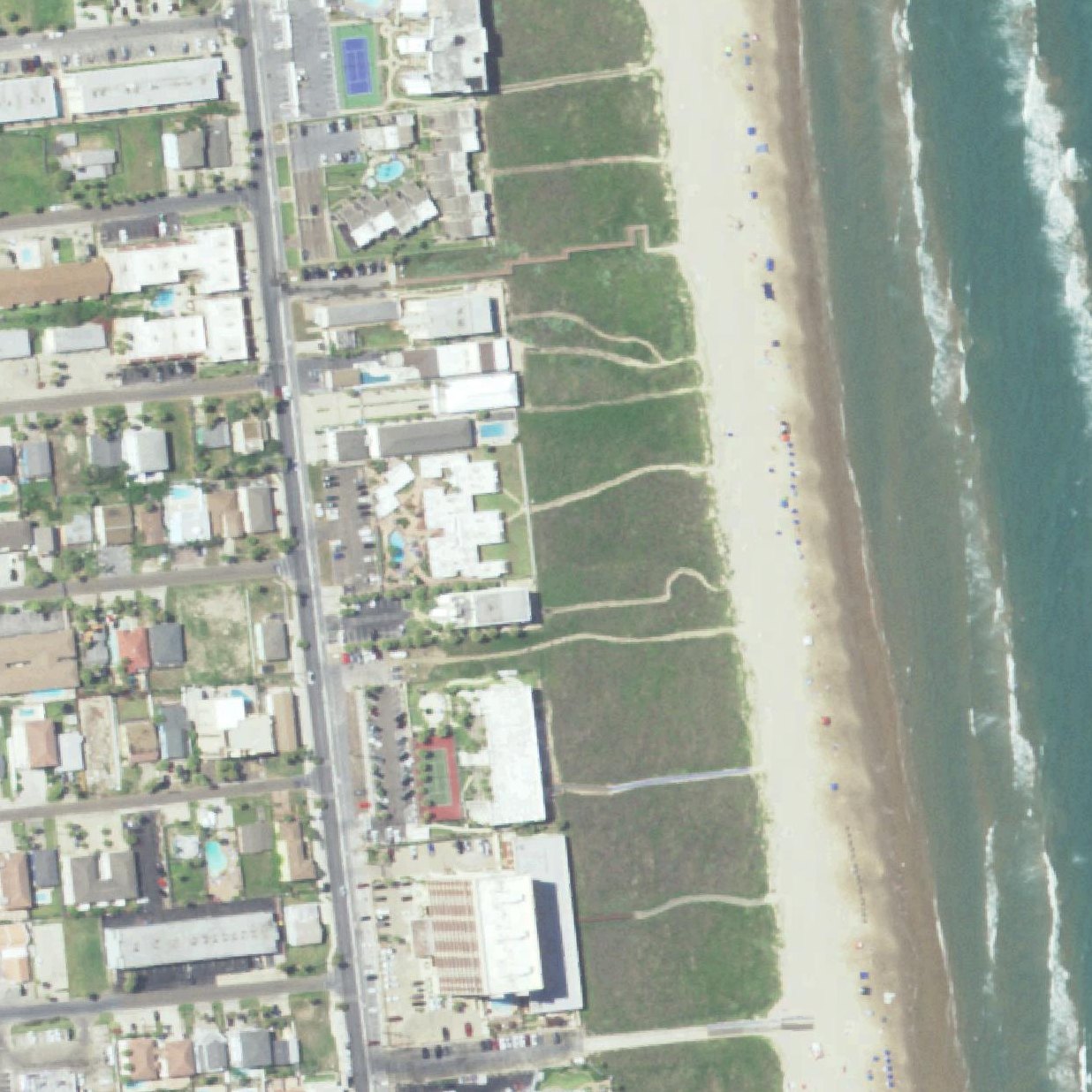 Aerial map of Beach Access