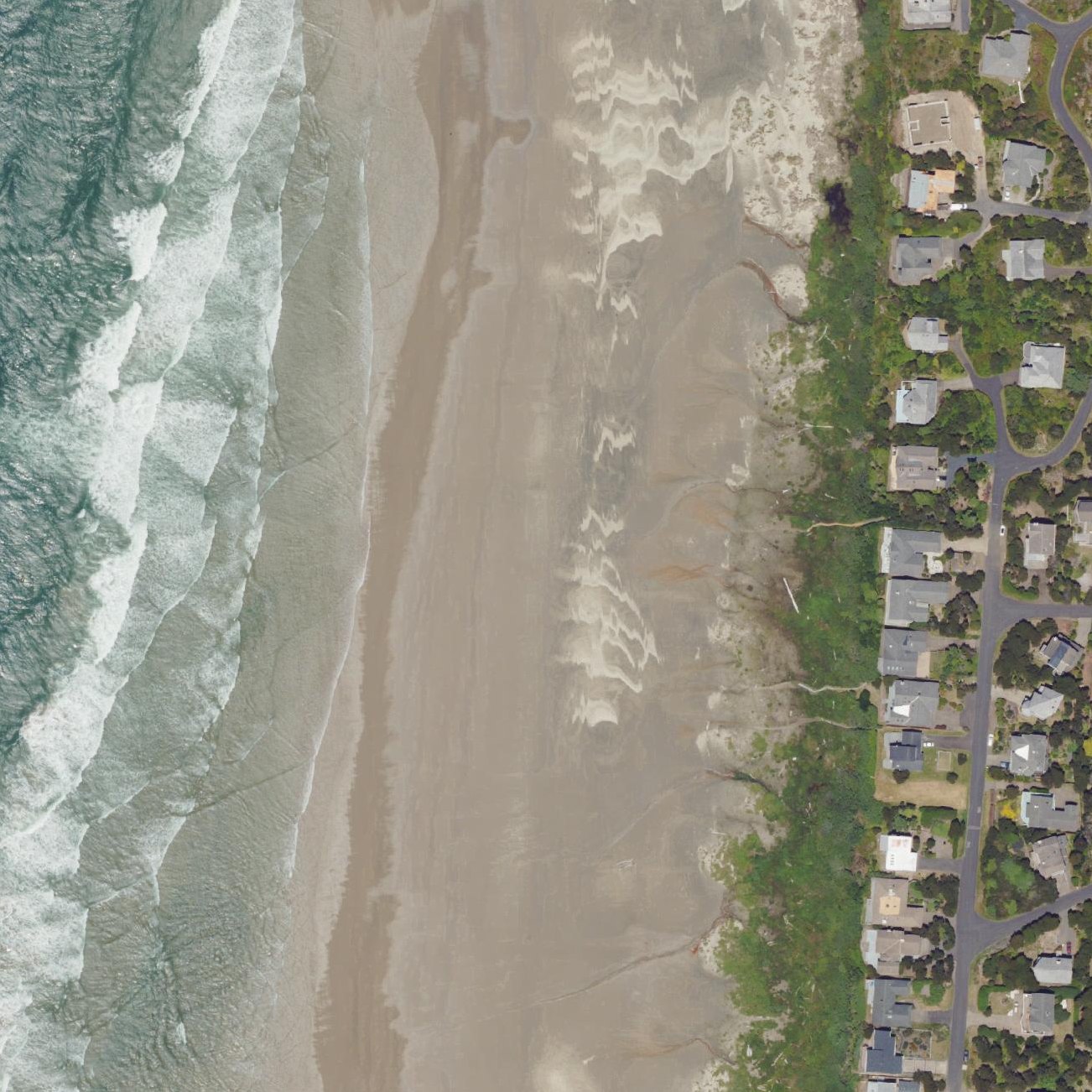 Aerial map of Beach Access