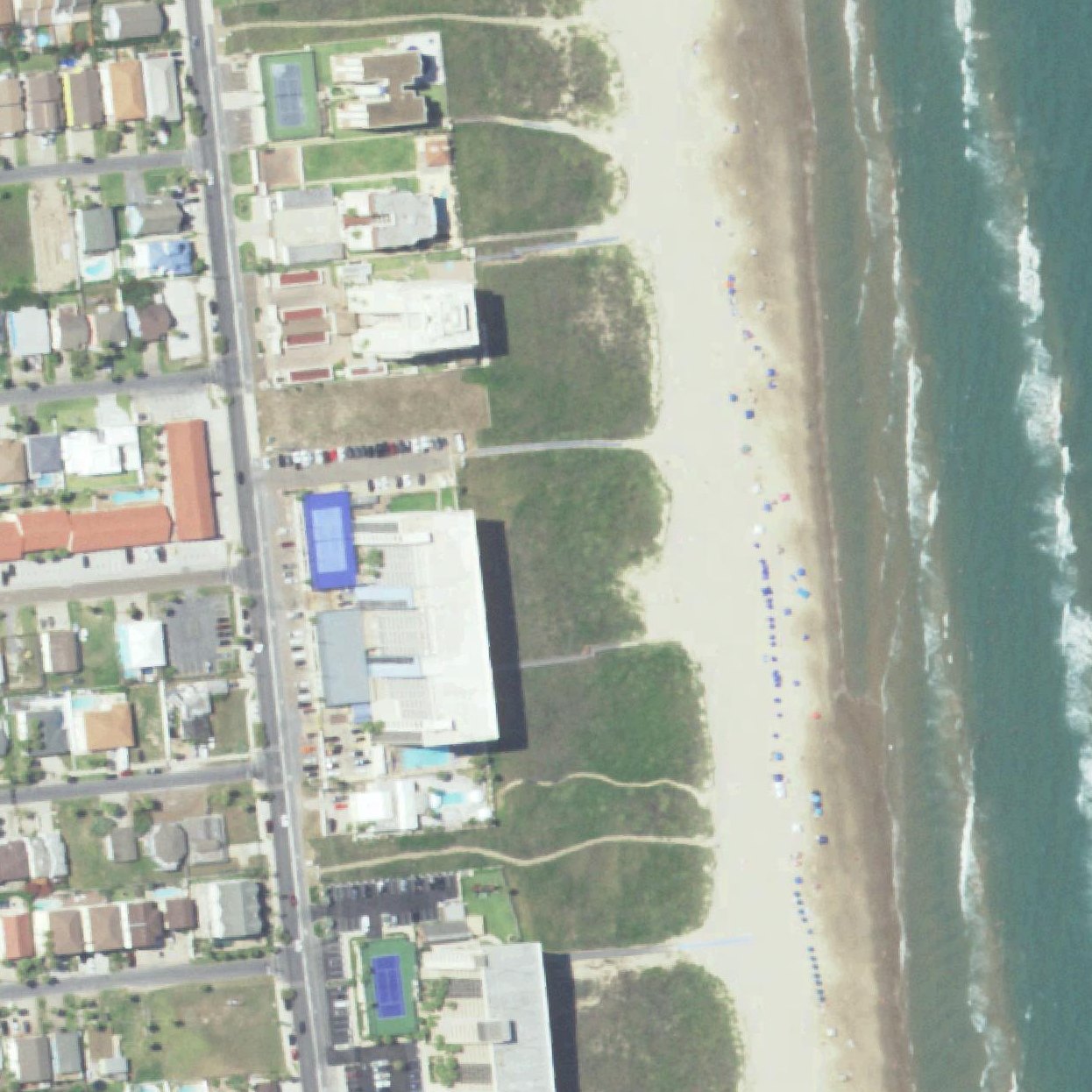 Aerial map of Beach Accesss #9 Bluewater Circle