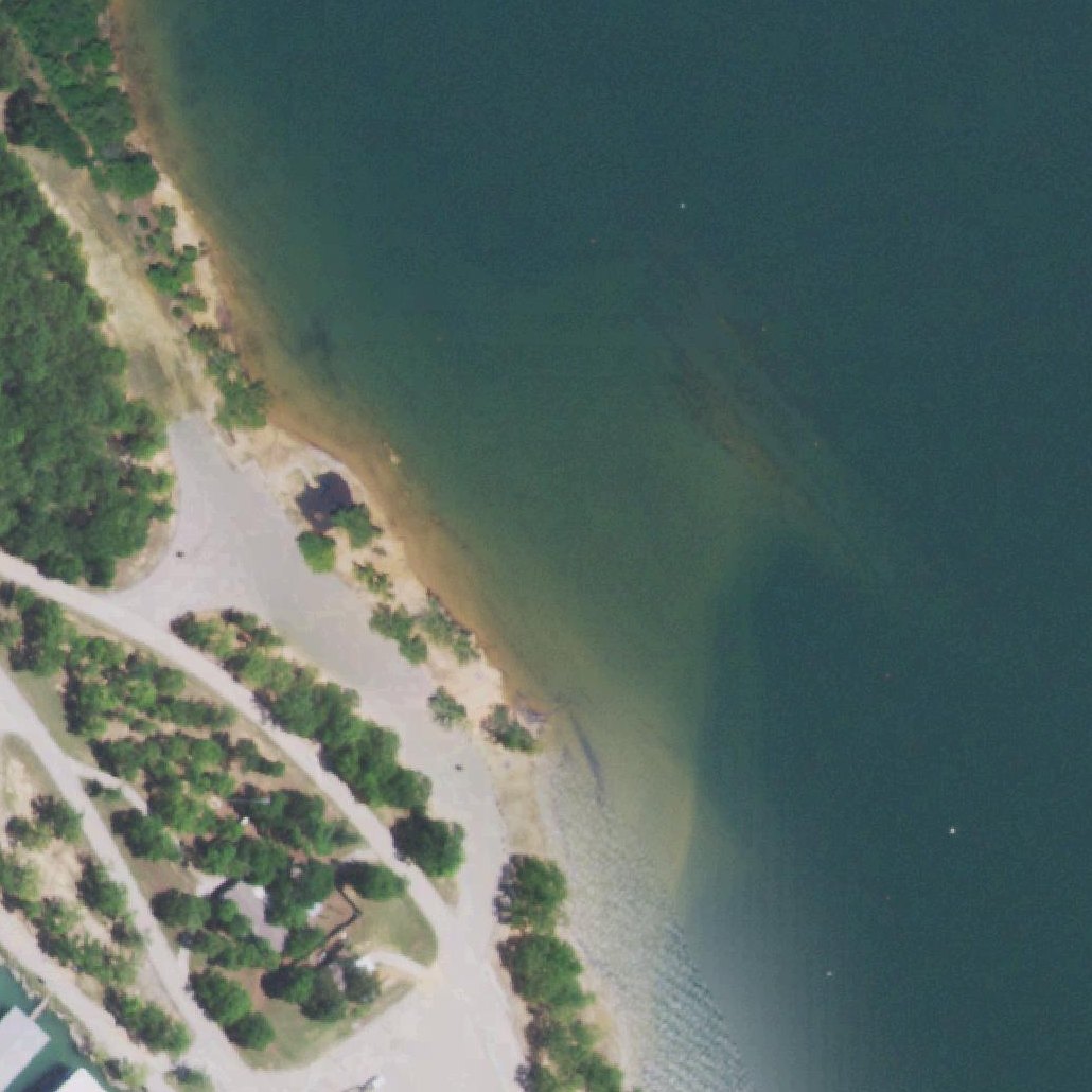 Aerial map of Beach Area