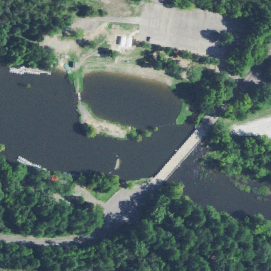 Aerial map of Beach Area