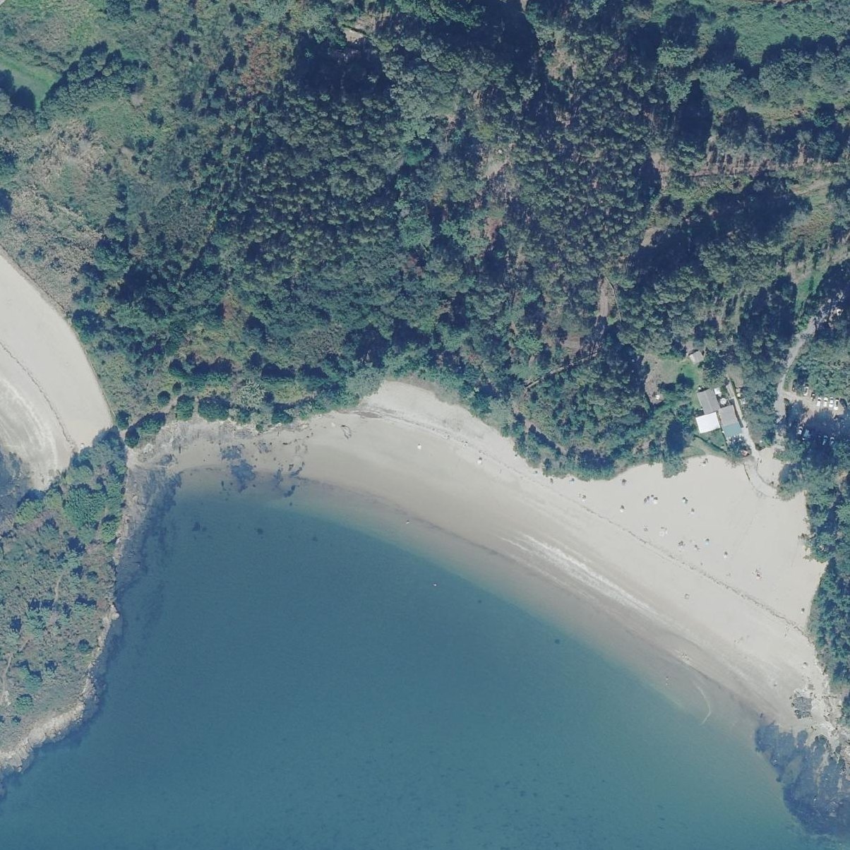 Aerial map of Beach das Cunchas