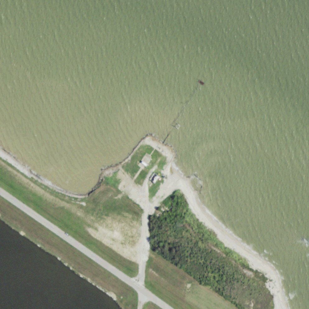 Aerial map of Beach Dr. Point