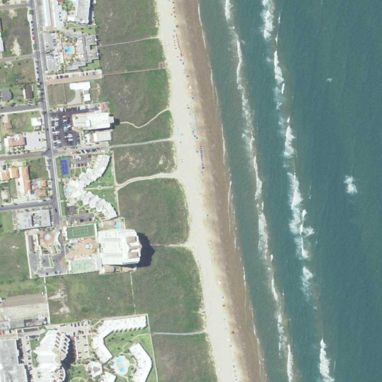 Aerial map of Beach Marker #1 Harbor