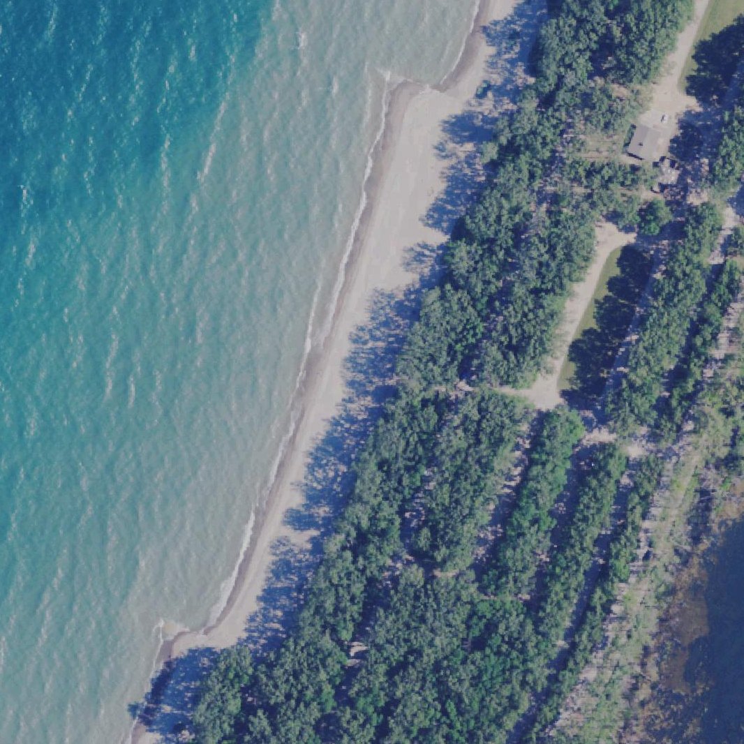 Aerial map of Beach no.1