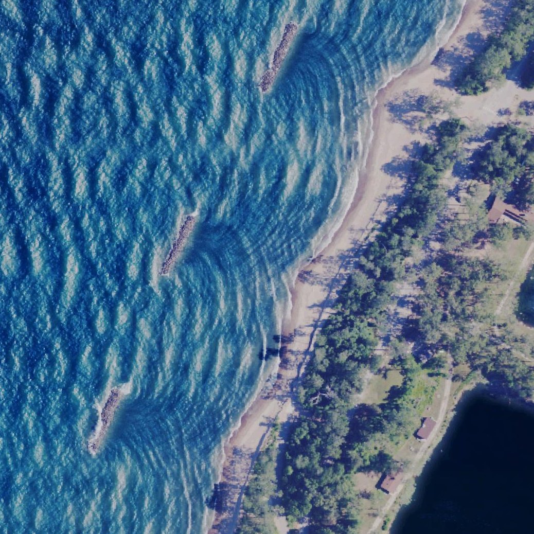 Aerial map of Beach no.7 Waterworks