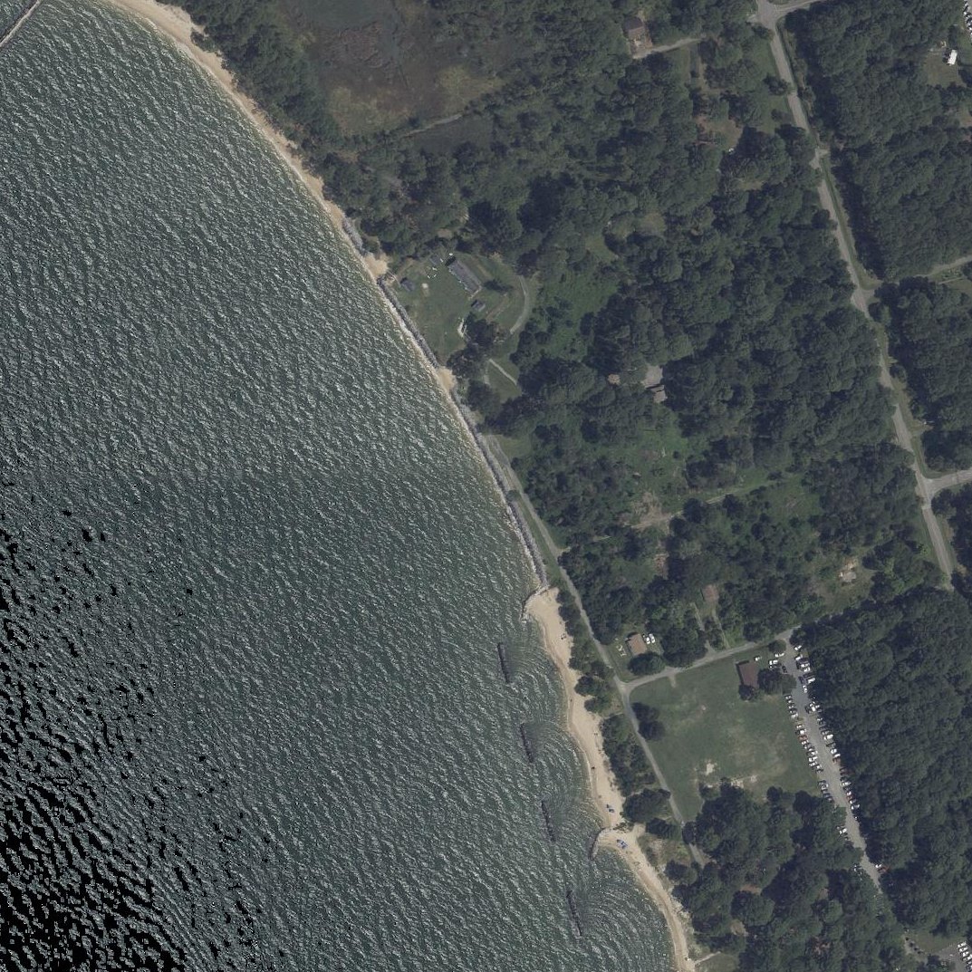 Aerial map of Beach Picnic Area