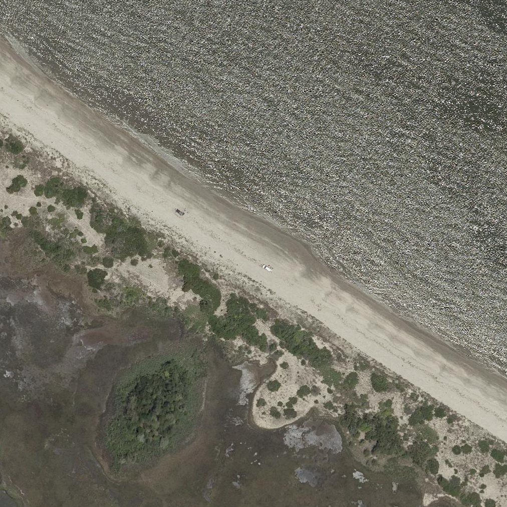 Aerial map of Beach Plum Island Nature Preserve