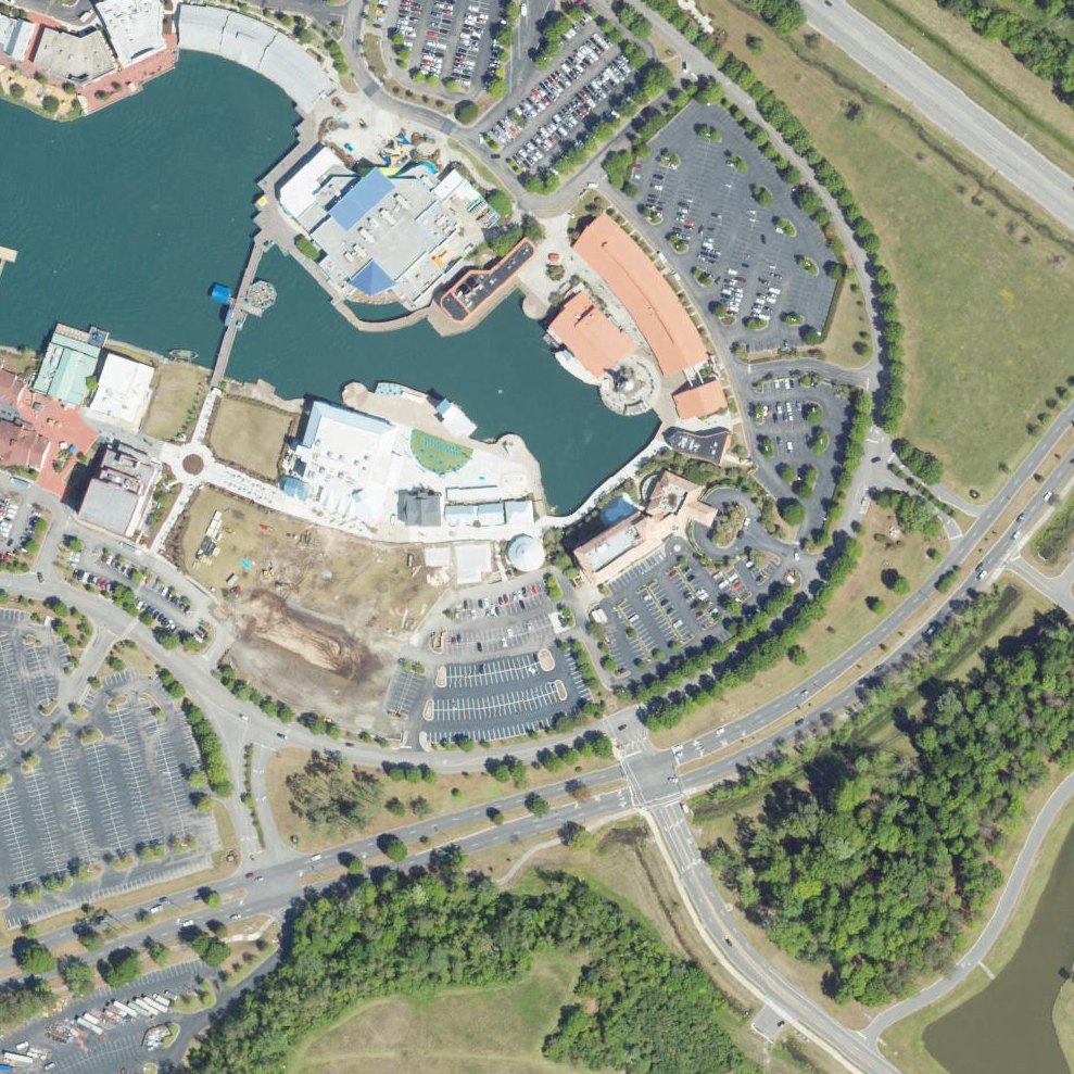 Aerial map of Beach Rider Jet Boat