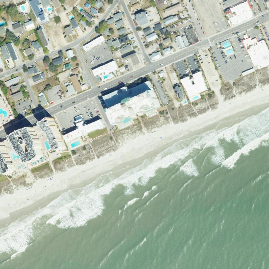Aerial map of Beach Services Box 14