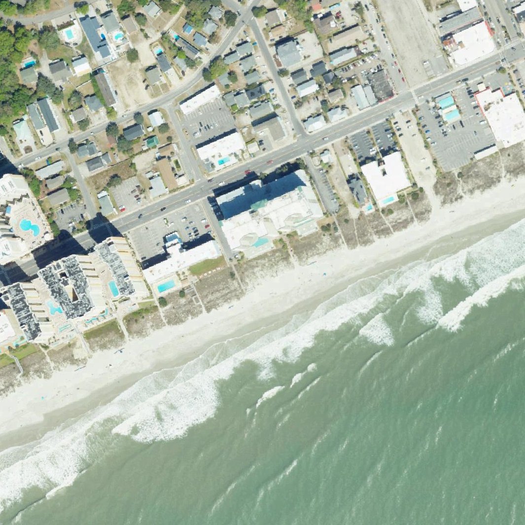 Aerial map of Beach Services Box 16