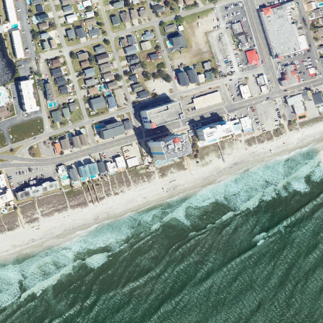 Aerial map of Beach Services Box 8