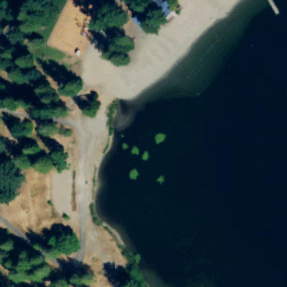 Aerial map of Beach Volleyball Court