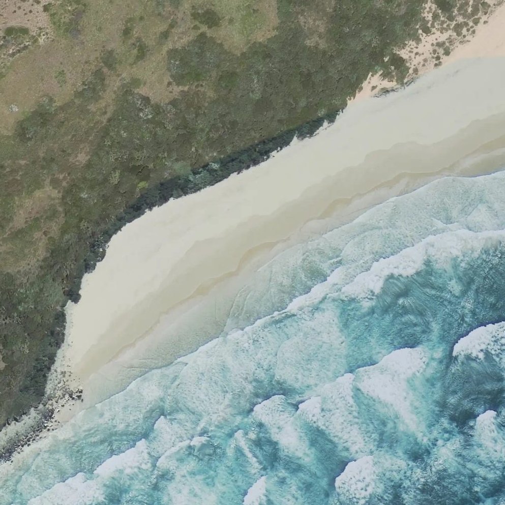 Aerial map of Bead Beach
