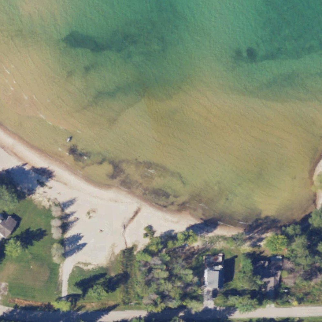 Aerial map of Bebe Beach