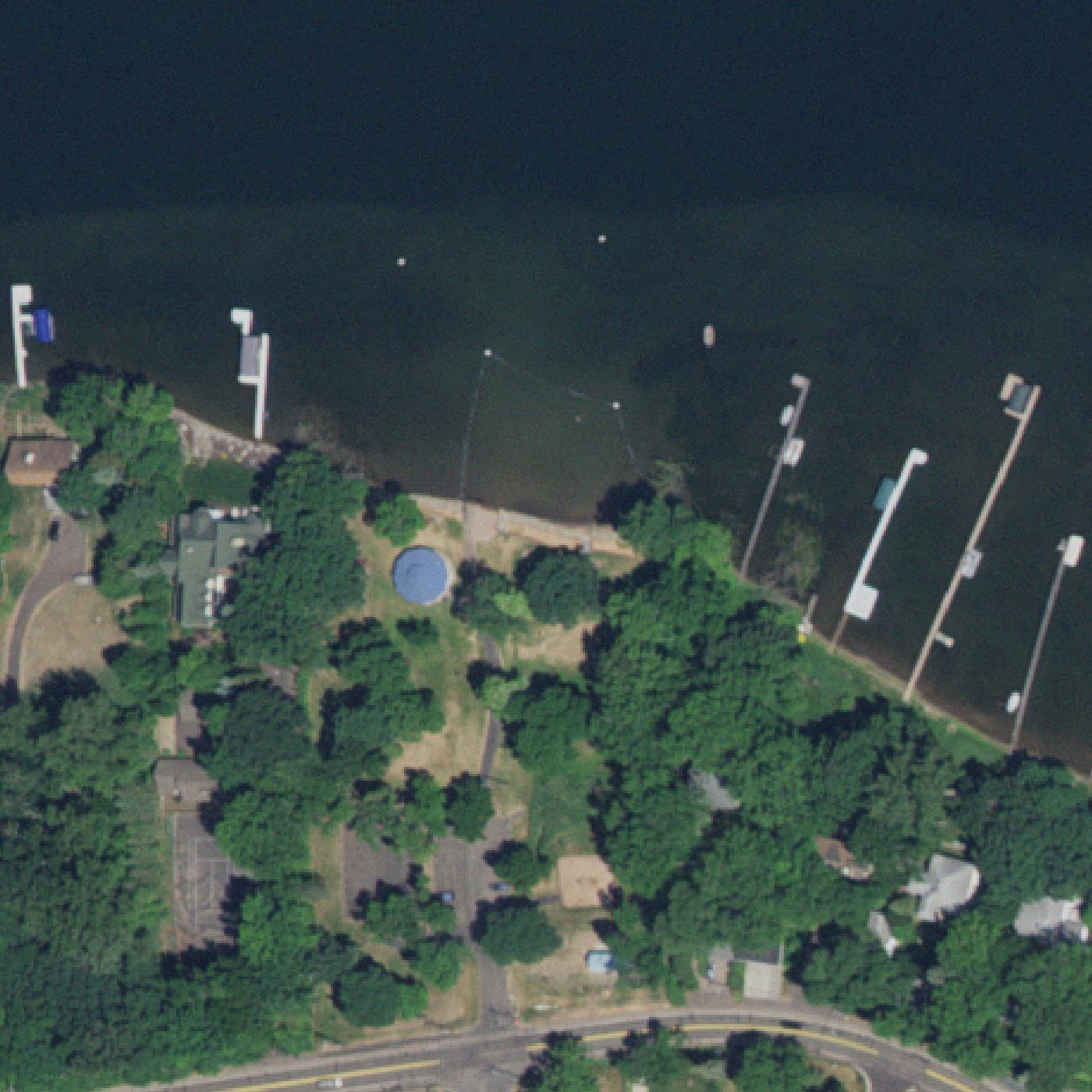 Aerial map of Bellaire Beach