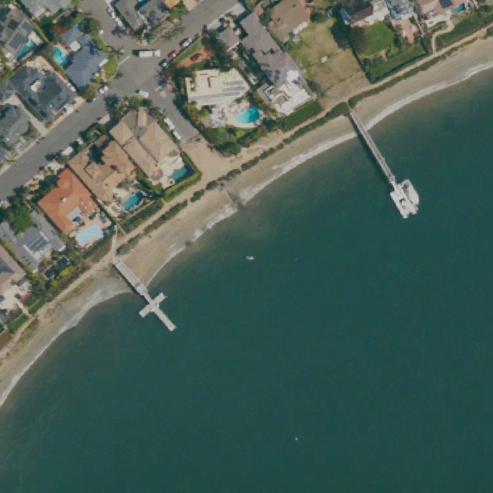 Aerial map of Bessemer Beach