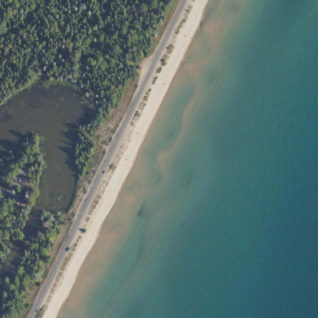 Aerial map of Bete Grise North Public Beach