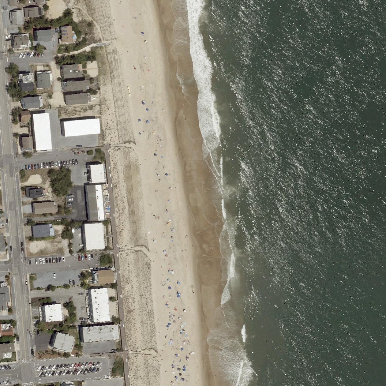 Aerial map of Bethany Beach