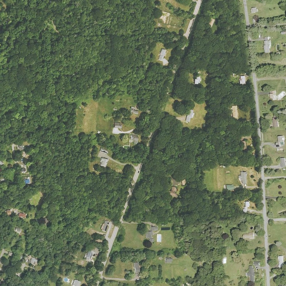Aerial map of Bethlehem town beach