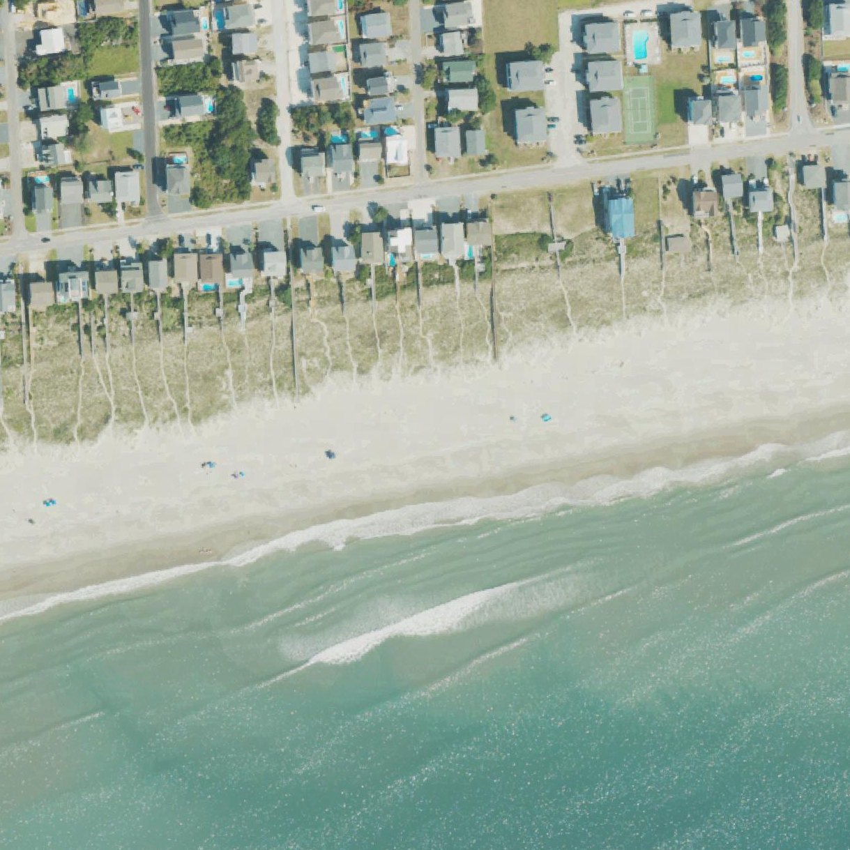 Aerial map of Big Beach