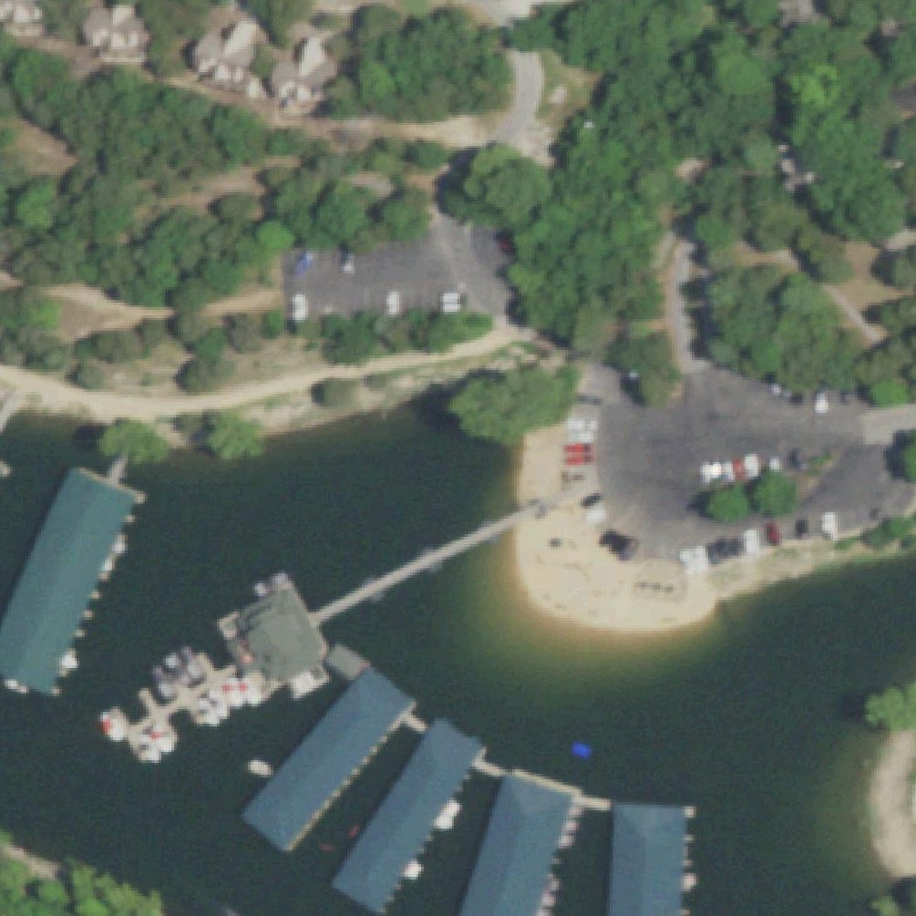 Aerial map of Big Cedar Beach