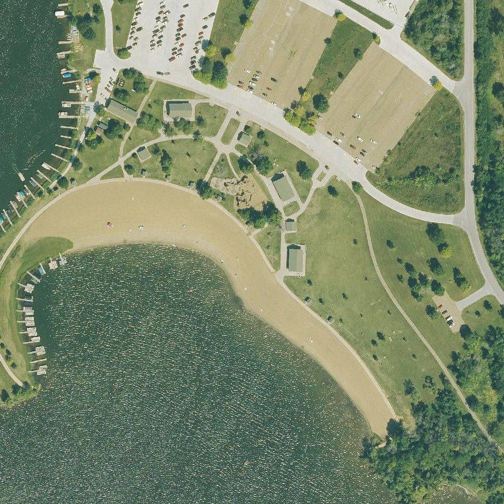 Aerial map of Big Creek Beach