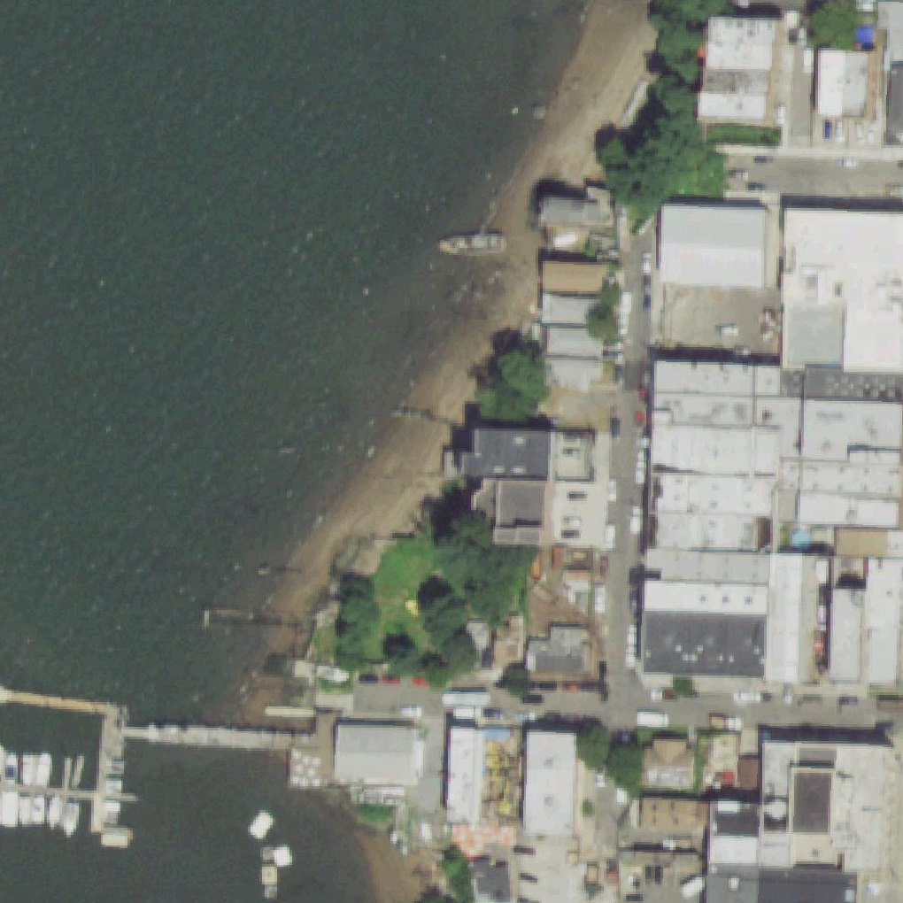Aerial map of Big Rock Beach