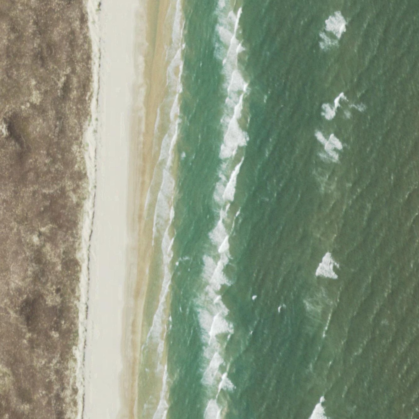 Aerial map of Big Shell Beach
